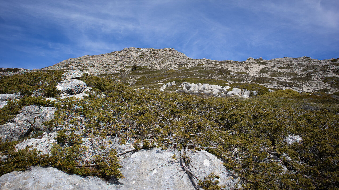 Die Berglandschaft des Pico Mágina in voller Weite.