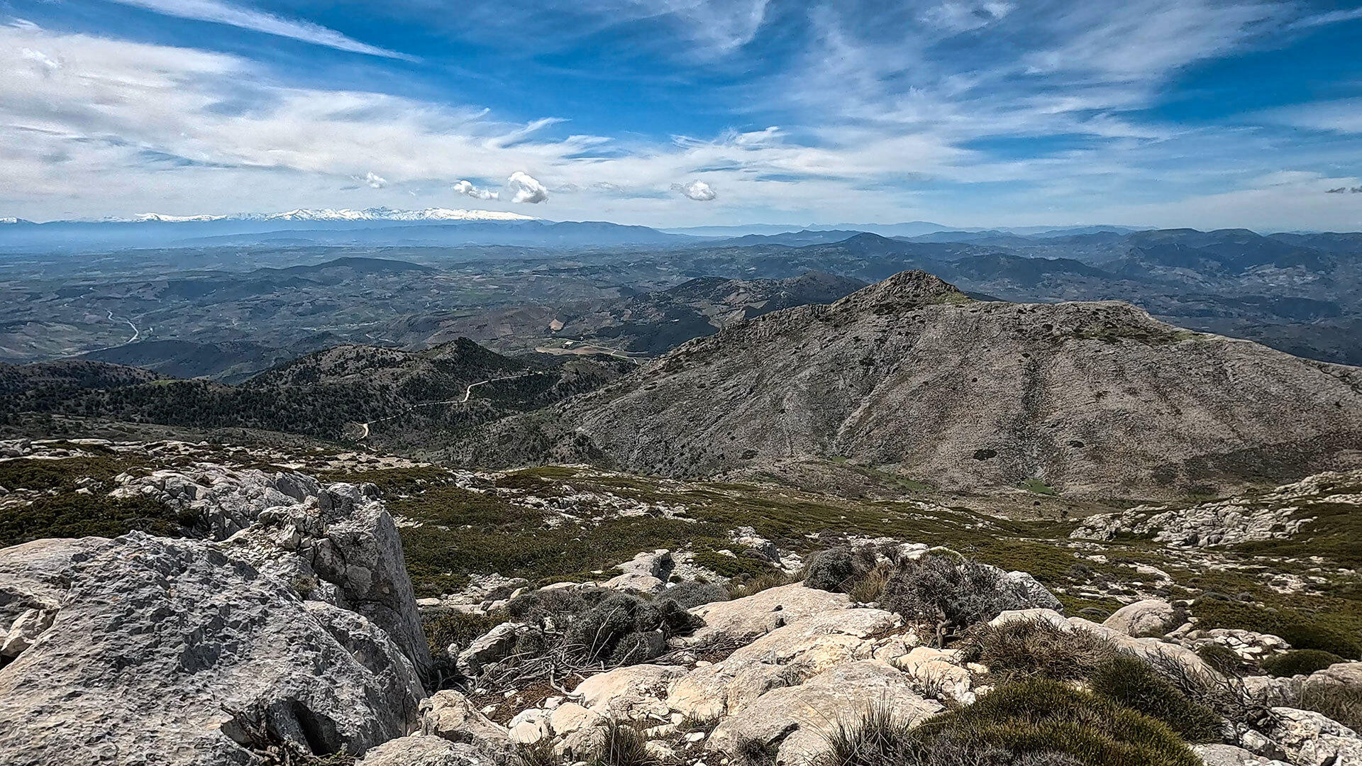 Bergpanorama in der Sierra Mágina
