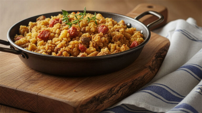 Migas con Tropezones – klassische Schlachttag-Mittagessen