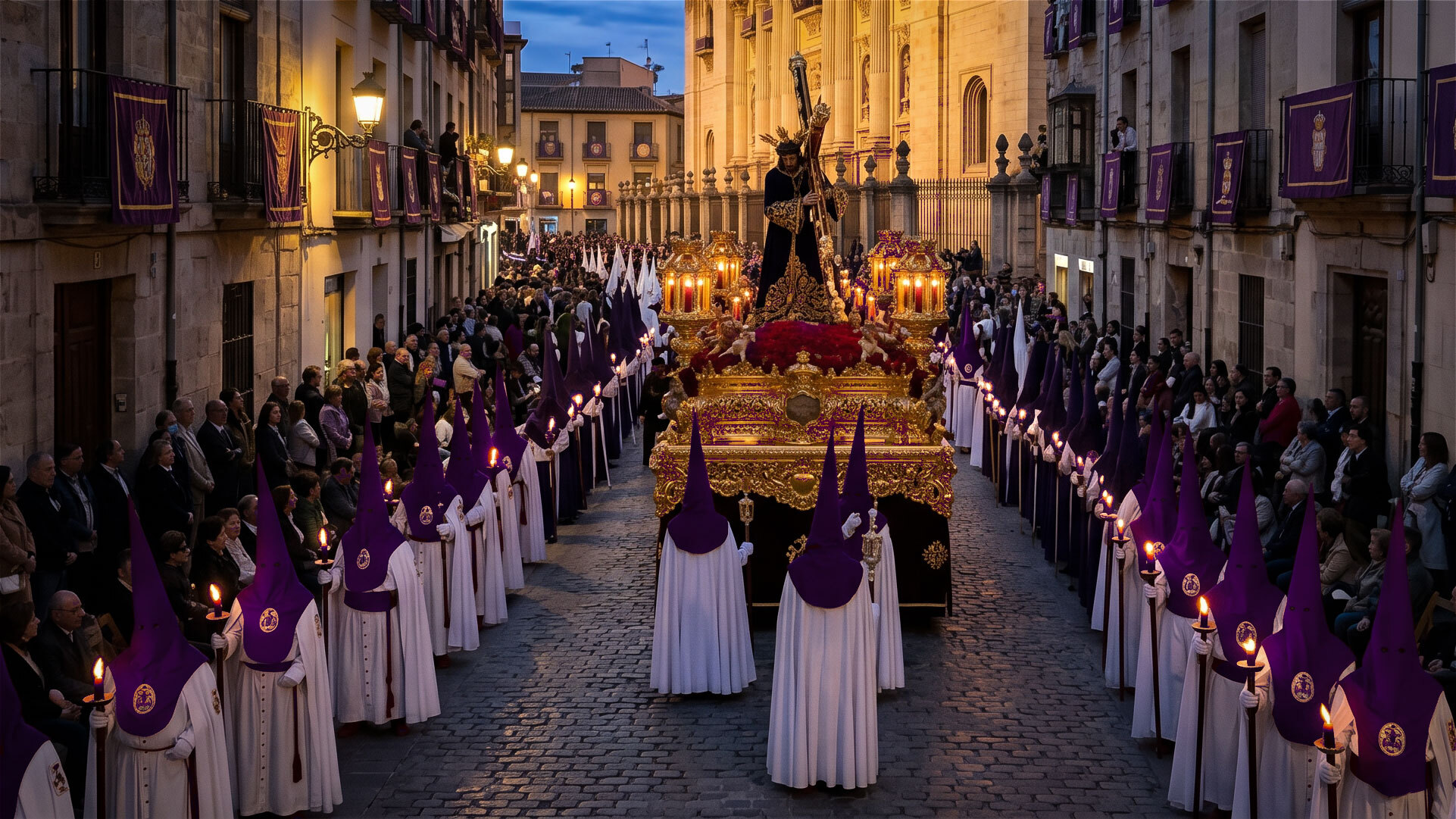 Prozession in der Semana Santa in Jaén – eine der intensivsten Karwochen-Erfahrungen ganz Andalusiens.