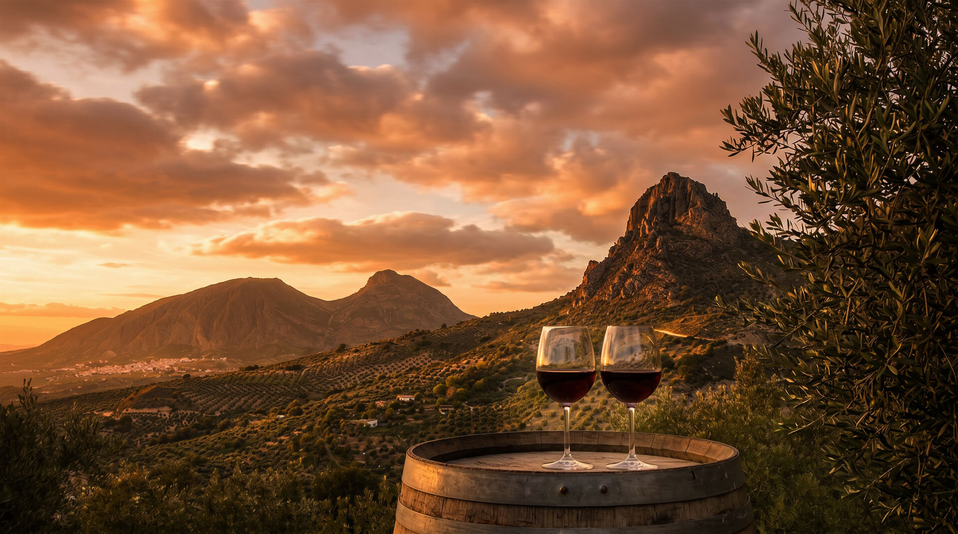 Sierra Mágina — Olivenölregion par excellence, mit vereinzelten Weinanbaugebieten und einer starken Wein-Tradition zur regionalen Küche.